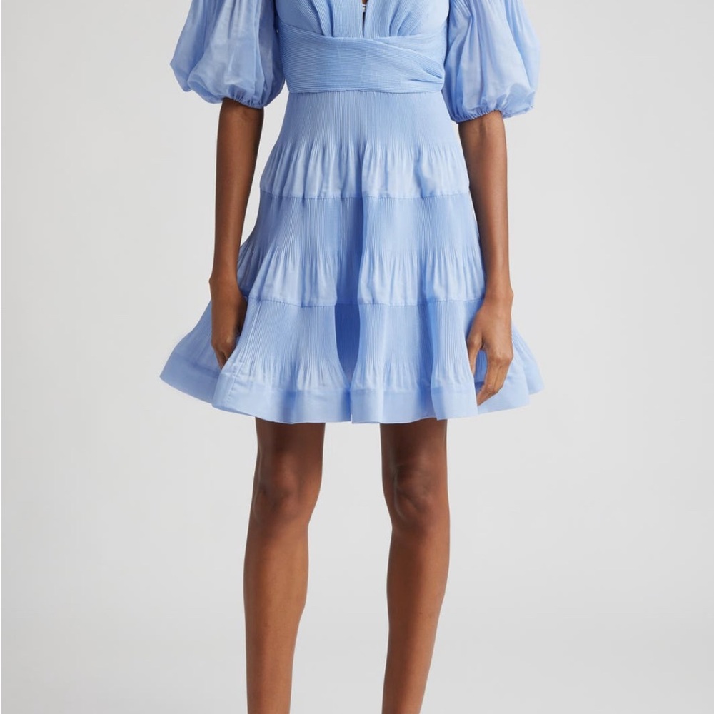 Zimmermann Light Blue Mini Dress - Picture 3 of 5